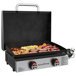 Blackstone - 22 on The Go Table Top Griddle w/Side Burner - 1860