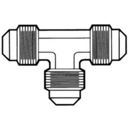  Flared-Fittings 44-Flare-Tee T2-8 19861