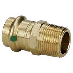 Viega 79215 ProPress Zero Lead Bronze Adapter with Male 1//2-Inch by 1//2-Inch P x Male NPT 10-Pack