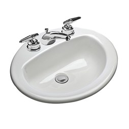  Mansfield MS-Oval-Lavatory 237410000WH 478347