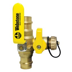 Webstone 81709W Lead Free 3 Forged Brass Ball Valve with Adjustable Packing Gland