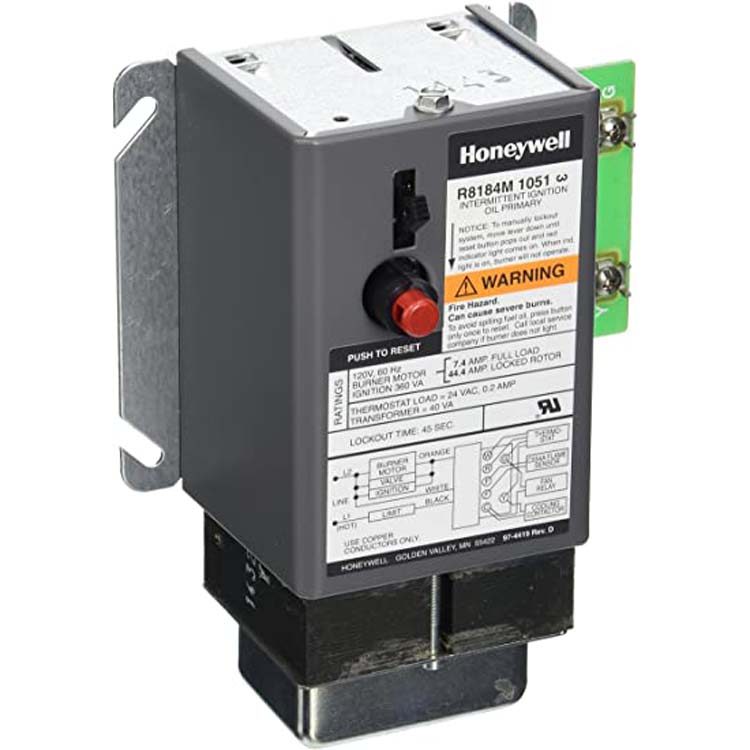  Honeywell Burner-Control R8184M1051U 54121