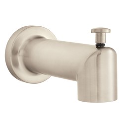 Alexandria tub spout in brushed nickel valve and handles not included