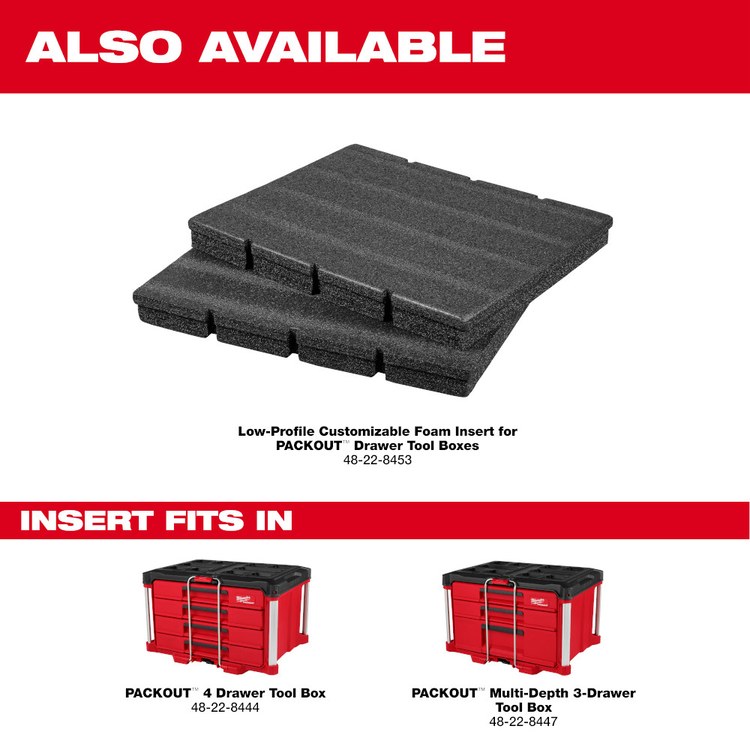 Milwaukee 48-22-8453 Low-Profile Foam Insert