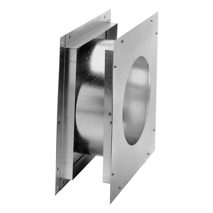 DuraVent 4 x 6 5/8 DirectVent Pro 90 Degree Galvanized Elbow - 46DVA-E90