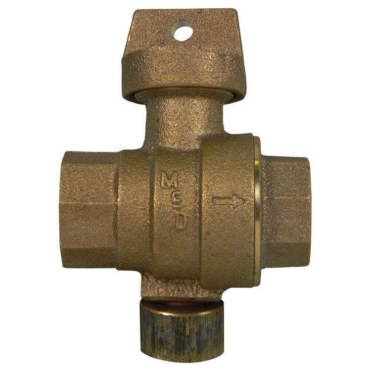 1 Legend Valve & Fitting T-5500 Lead-Free Brass Curb Stop