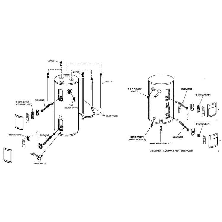 AO Smith, State, American Water Heater 100289340 Neutralizing Kit