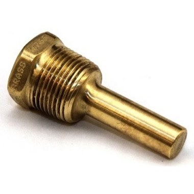 Trerice 76-4G2 Bimetal Thermowell,1/2 NPSM Brass