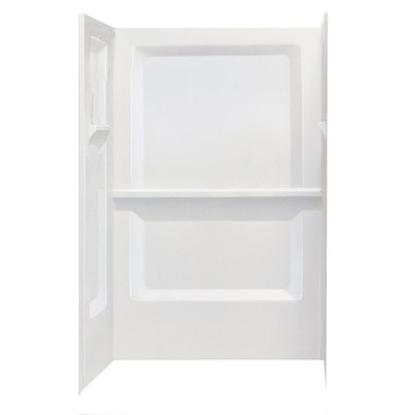 Mustee 748-32WHT Shower Wall