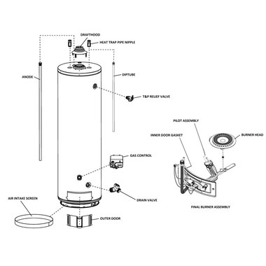 Lochinvar 100314827 Low Water Cut Off Kit