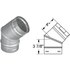  product Duravent PelletVent-Pro-Vent-Elbow 4PVP-E45B 400058