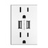  product Legrand adorne--Receptacle ARTRUSB153W4 622615