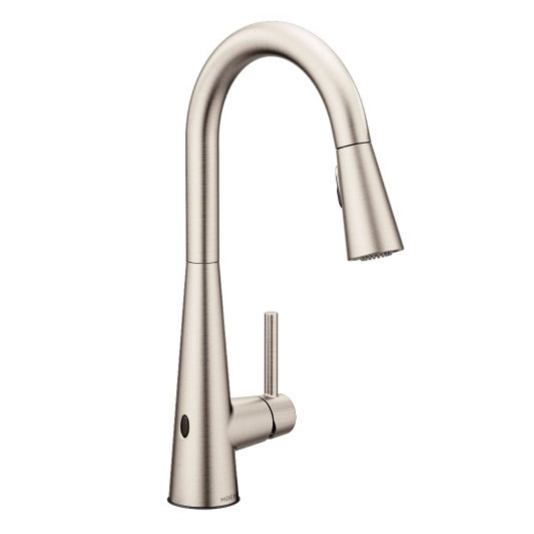  product Moen Sleek-Kitchen-Faucet 7864EWSRS 697507